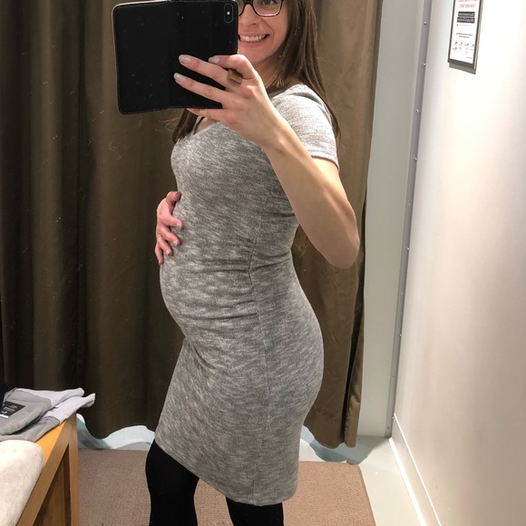 Thyme Maternité grey dress - Picture 7 of 8